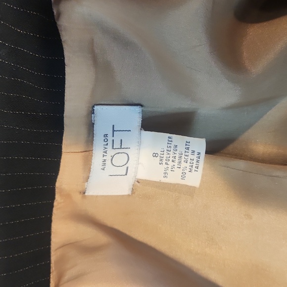 Loft Pinstripe Blazer - Picture 7 of 8